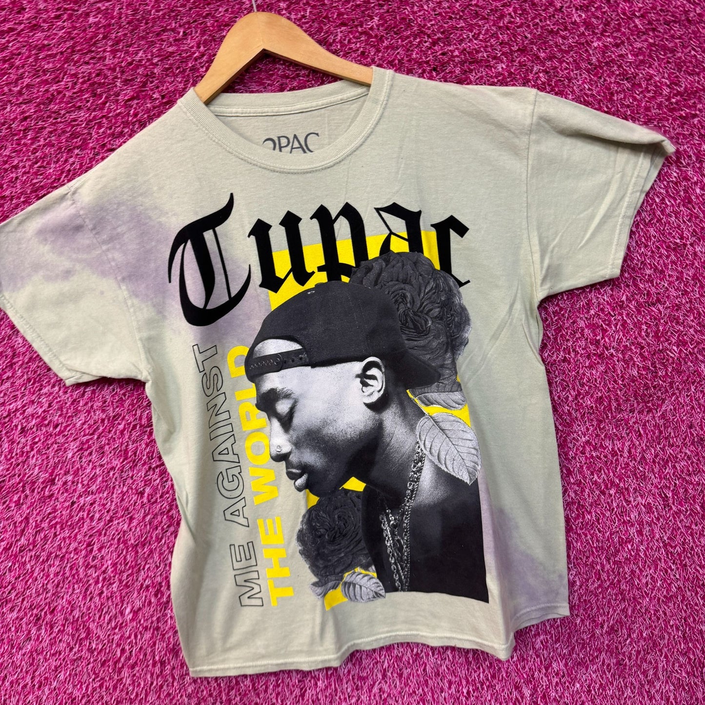 Tupac Me Against the World Album Poster Hip Hop Tie Dye M