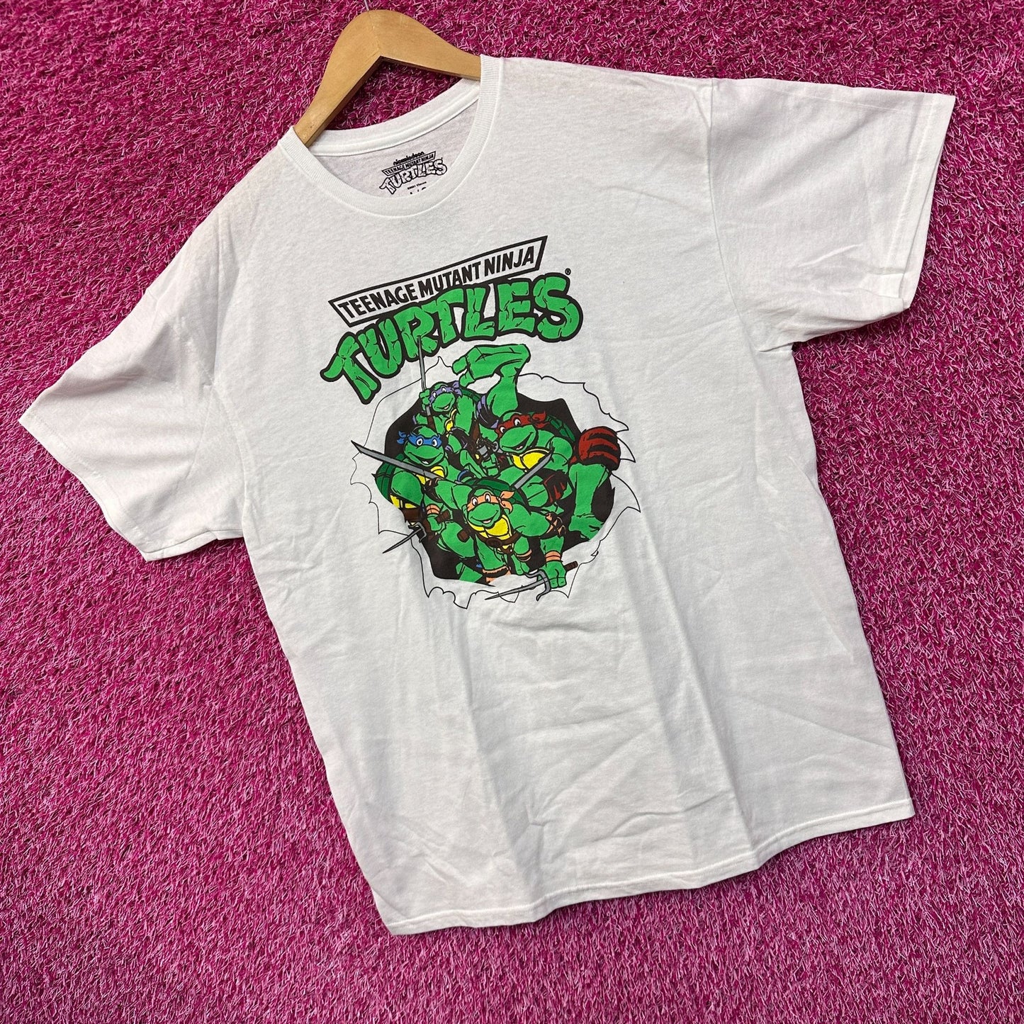 Teenage Mutant Ninja Turtles Brothers Animated Series Tee L