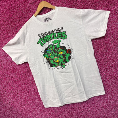 Teenage Mutant Ninja Turtles Brothers Animated Series Tee L