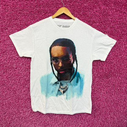 Pop Smoke Watercolor Poster King of New York Hip Hop Tee M