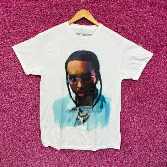 Pop Smoke Watercolor Poster King of New York Hip Hop Tee M