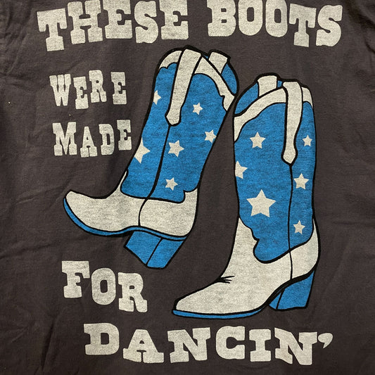 Junk Food These Boots Were Made For Dancin' Easy Graphic Women's Tee Small