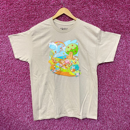Kirby Dreamland Whispy Woods Picnic Official Nintendo Tee L