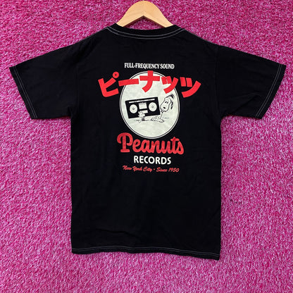 Peanuts Records Full-Frequency Sound Graphic T-Shirt XL