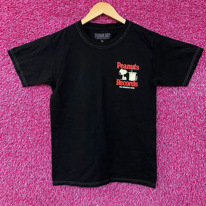 Peanuts Records Full-Frequency Sound Graphic T-Shirt XL