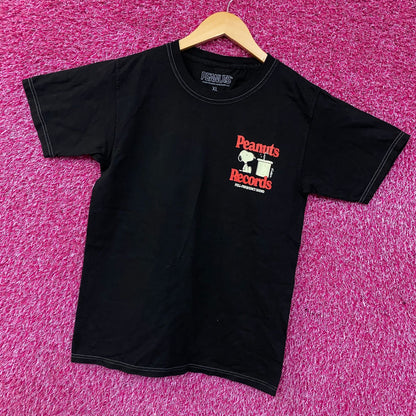 Peanuts Records Full-Frequency Sound Graphic T-Shirt XL