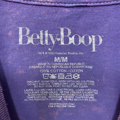 Betty Boop Polaroid Queen Collage Purple T-Shirt Medium
