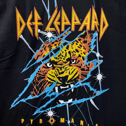 Def Leppard Pyromania Album Cover Art T-Shirt Large