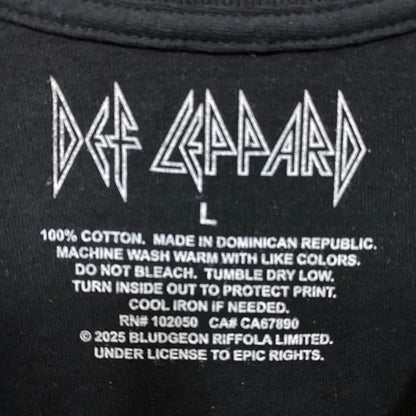 Def Leppard Pyromania Album Cover Art T-Shirt Large
