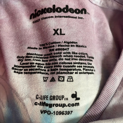 Nickelodeon Best Of The 90's Cartoons Tie Dye T-Shirt XL