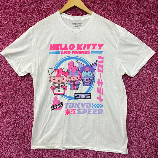 Sanrio Hello Kitty and Friends Tokyo Speed Graphic T-Shirt XL