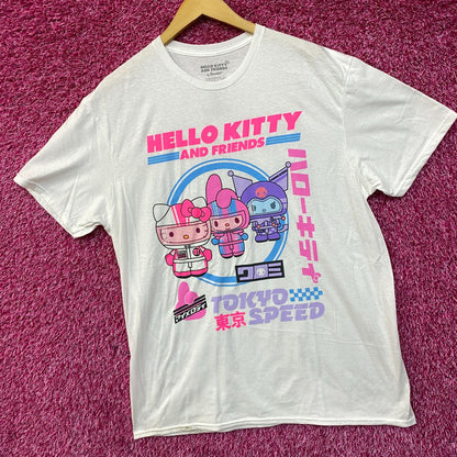 Sanrio Hello Kitty and Friends Tokyo Speed Graphic T-Shirt XL