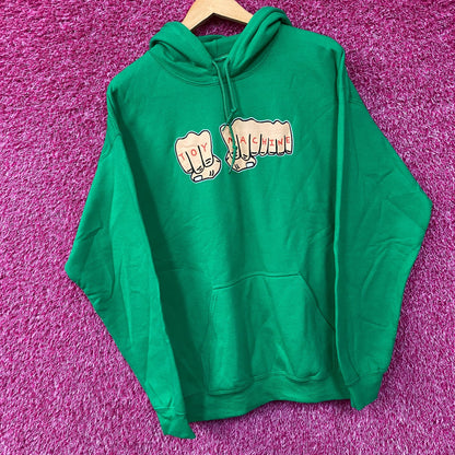Toy Machine Fist Logo Graphic Hoodie Large