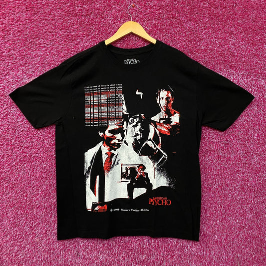 American Psycho Patrick Bateman Movie Graphic T-Shirt Large