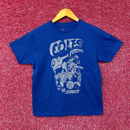 Junk Food X Marvel The Avengers Lineup Indianapolis Colts T-Shirt Small