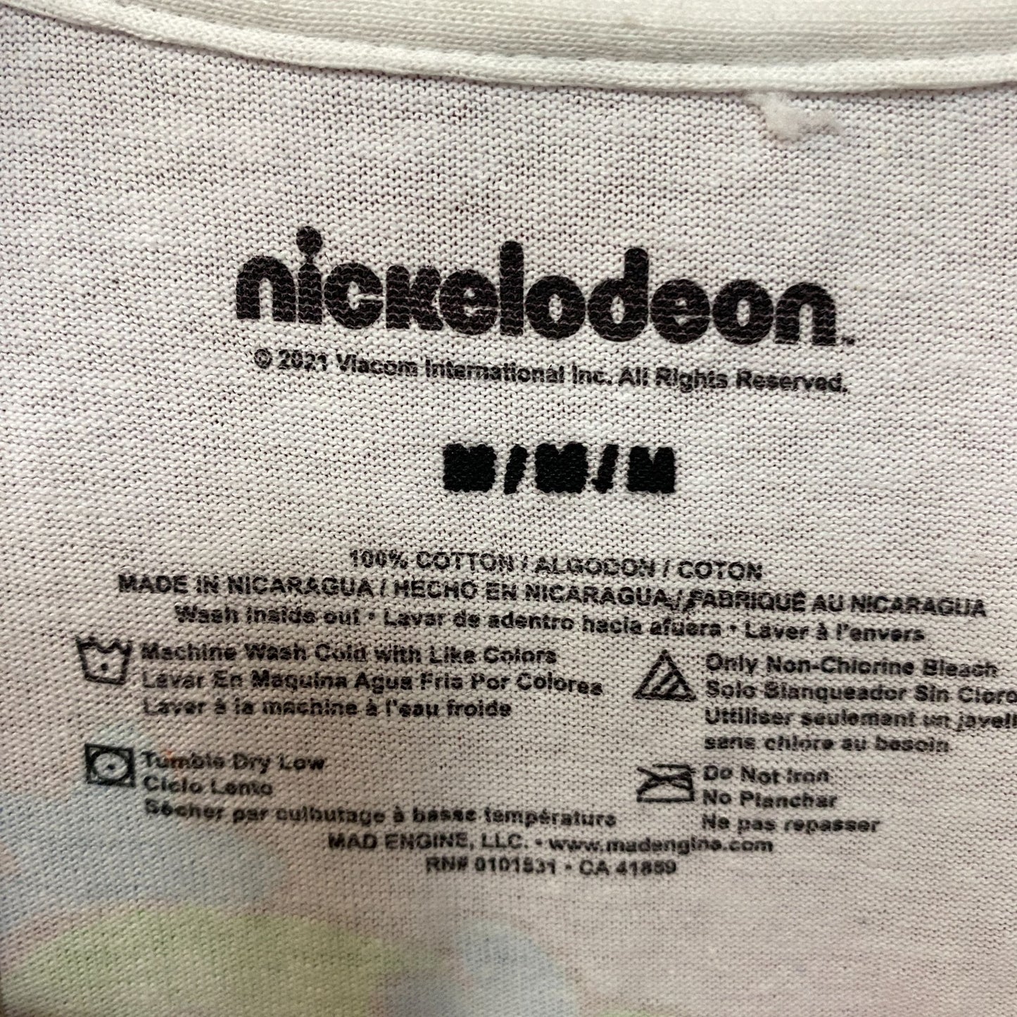 Rugrats Reptar Angelica & the Babies Nickelodeon Tee Medium