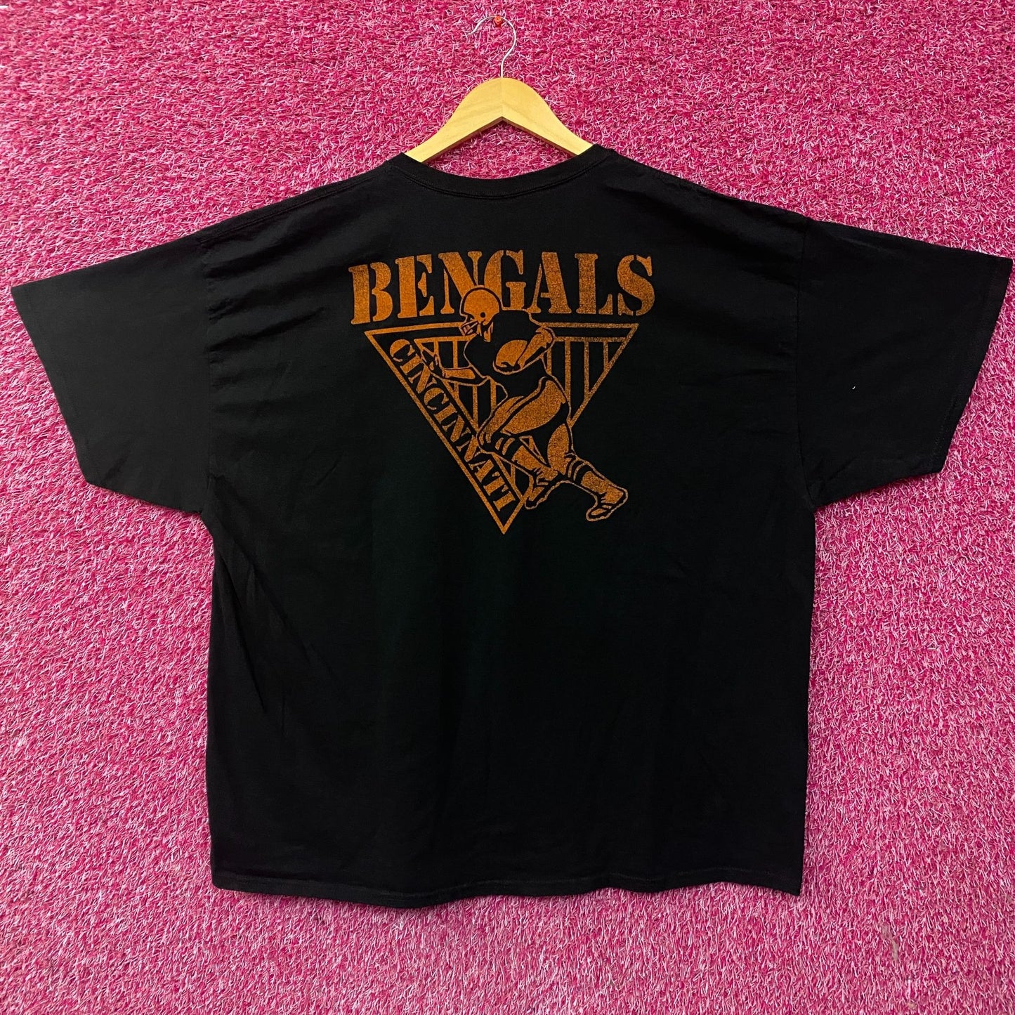 Junk Food Clothing Cincinnati Bengals Drive Graphic T-Shirt 2XL