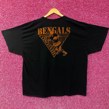 Junk Food Clothing Cincinnati Bengals Drive Graphic T-Shirt 2XL