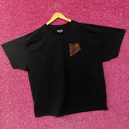 Junk Food Clothing Cincinnati Bengals Drive Graphic T-Shirt 2XL
