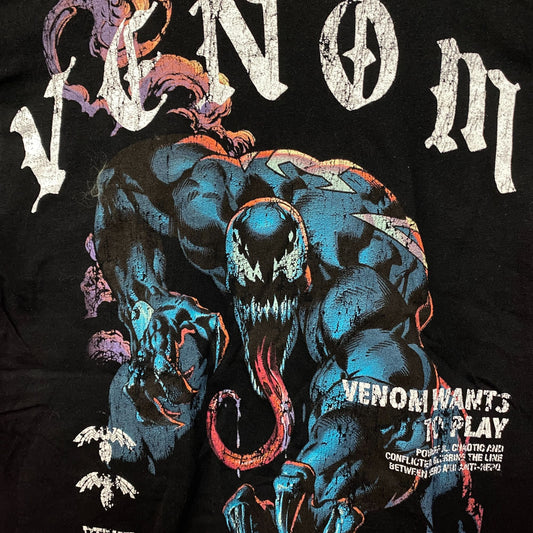 Marvel Venom Symbiote Wants To Play Graphic T-Shirt Small