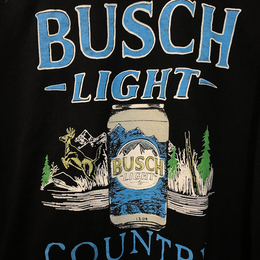 Junk Food Busch Light Country Crewneck Sweater size Medium