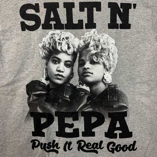 Salt-N-Pepa Hot, Cool & Vicious Push It Real Good Graphic T-Shirt Small