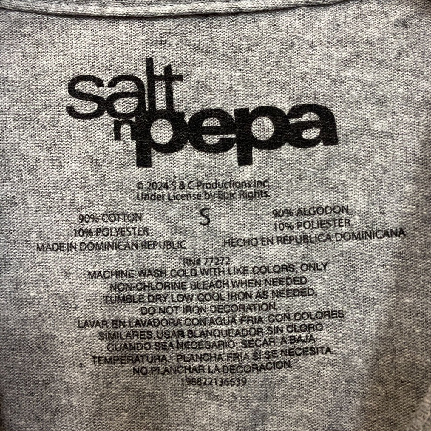 Salt-N-Pepa Hot, Cool & Vicious Push It Real Good Graphic T-Shirt Small