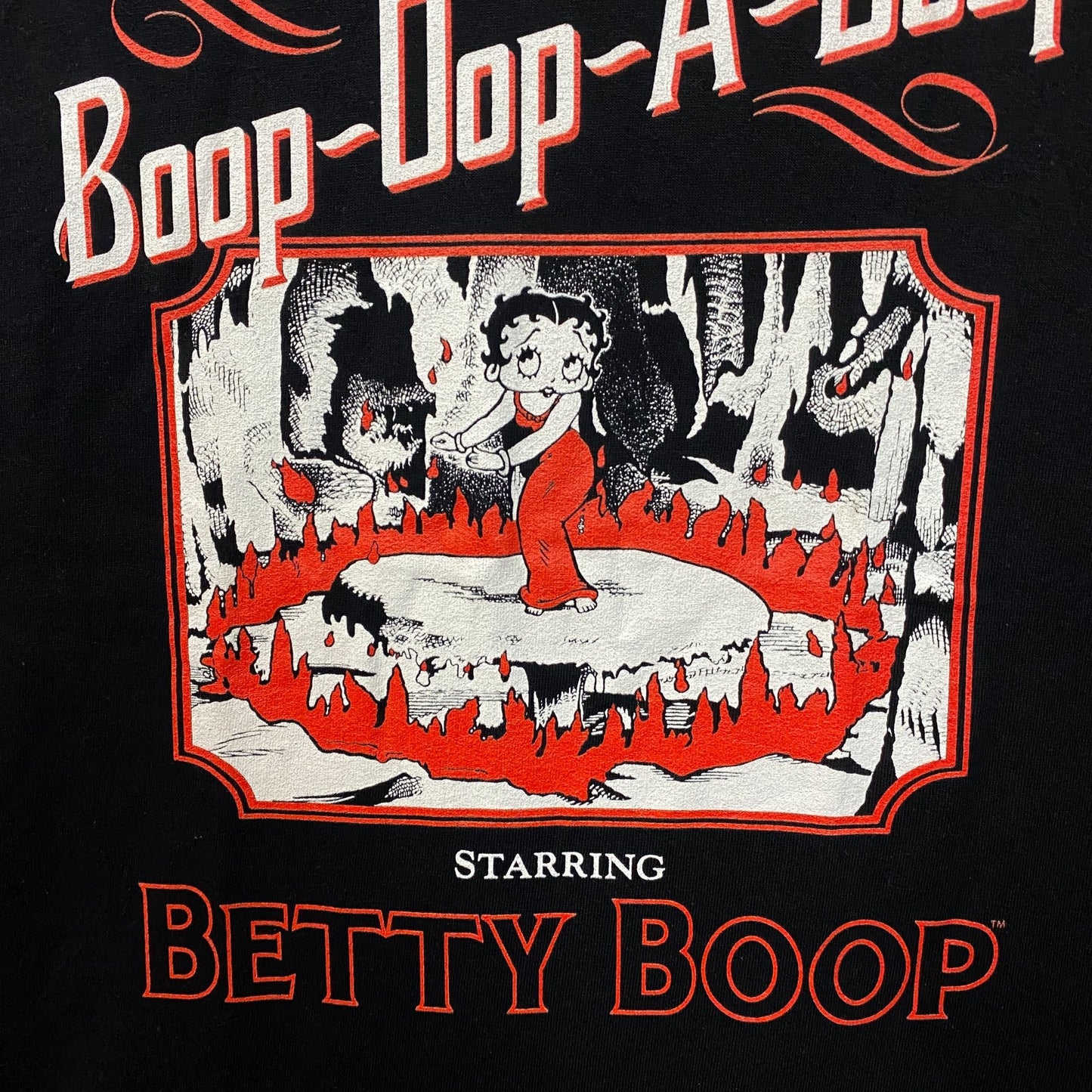 Betty Boop Red Hot Mama Retro Cartoon T-Shirt Medium