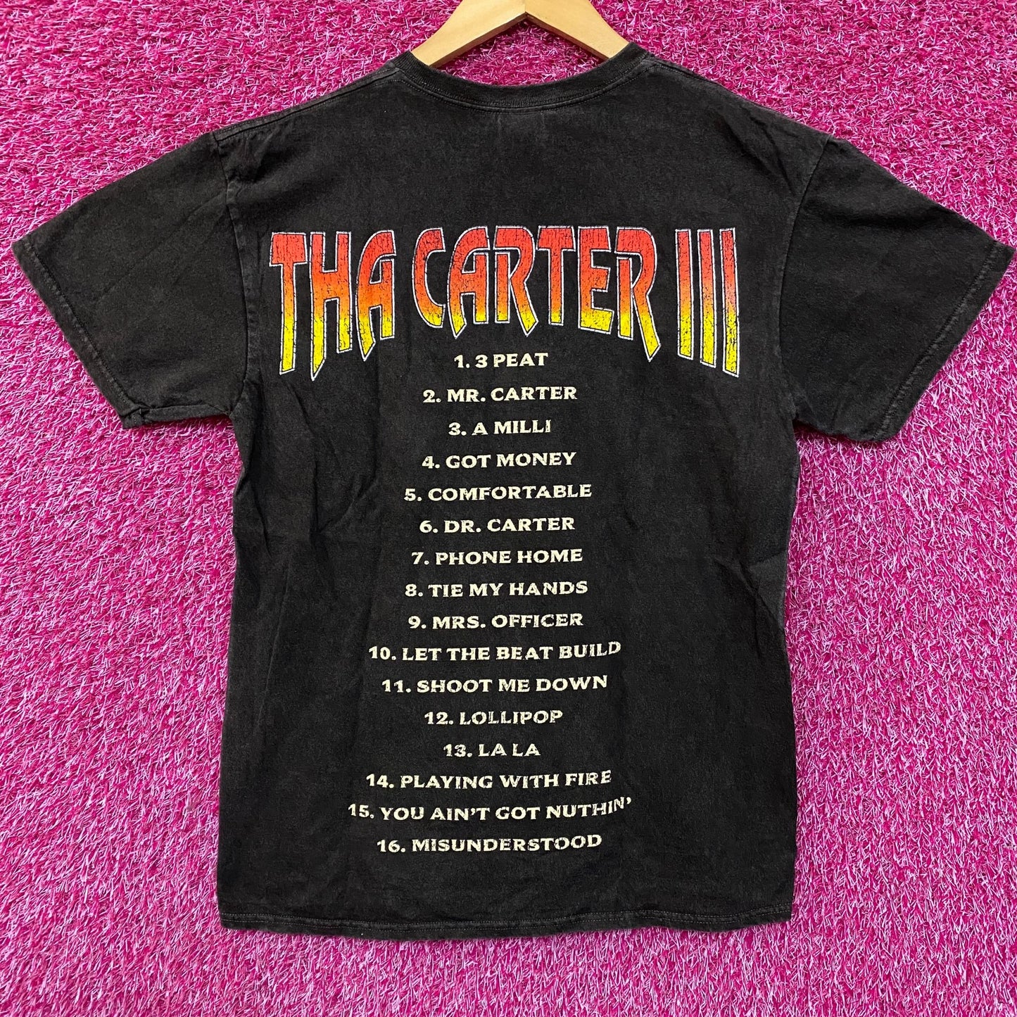 Lil Wayne Tha Carter III Album Hip-Hop T-shirt size medium