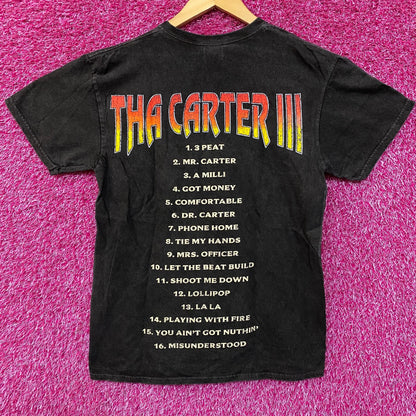Lil Wayne Tha Carter III Album Hip-Hop T-shirt size medium