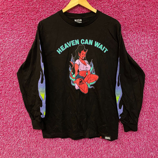 Broken Promises Heaven Can Wait Longsleeve T-Shirt Medium