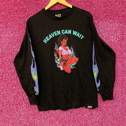 Broken Promises Heaven Can Wait Longsleeve T-Shirt Medium
