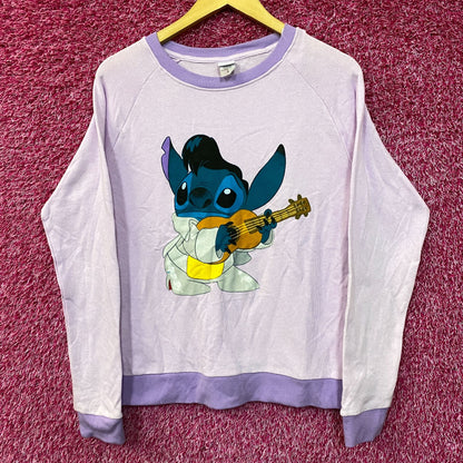 Disney Lilo and Stitch Elvis Stitch crewneck size Medium