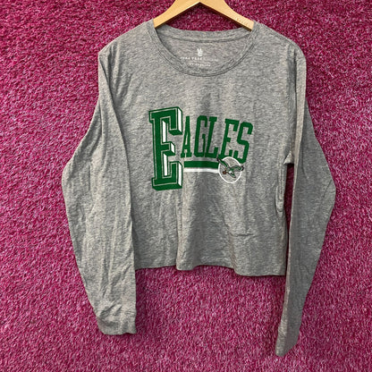 Junk Food Clothing Philadelphia Eagles Field Goal Long Sleeve Crop Large