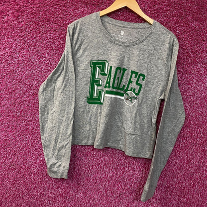 Junk Food Clothing Philadelphia Eagles Field Goal Long Sleeve Crop Large