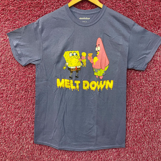 Nickelodeon SpongeBob SquarePants & Patrick Star Melt Down T-Shirt Medium
