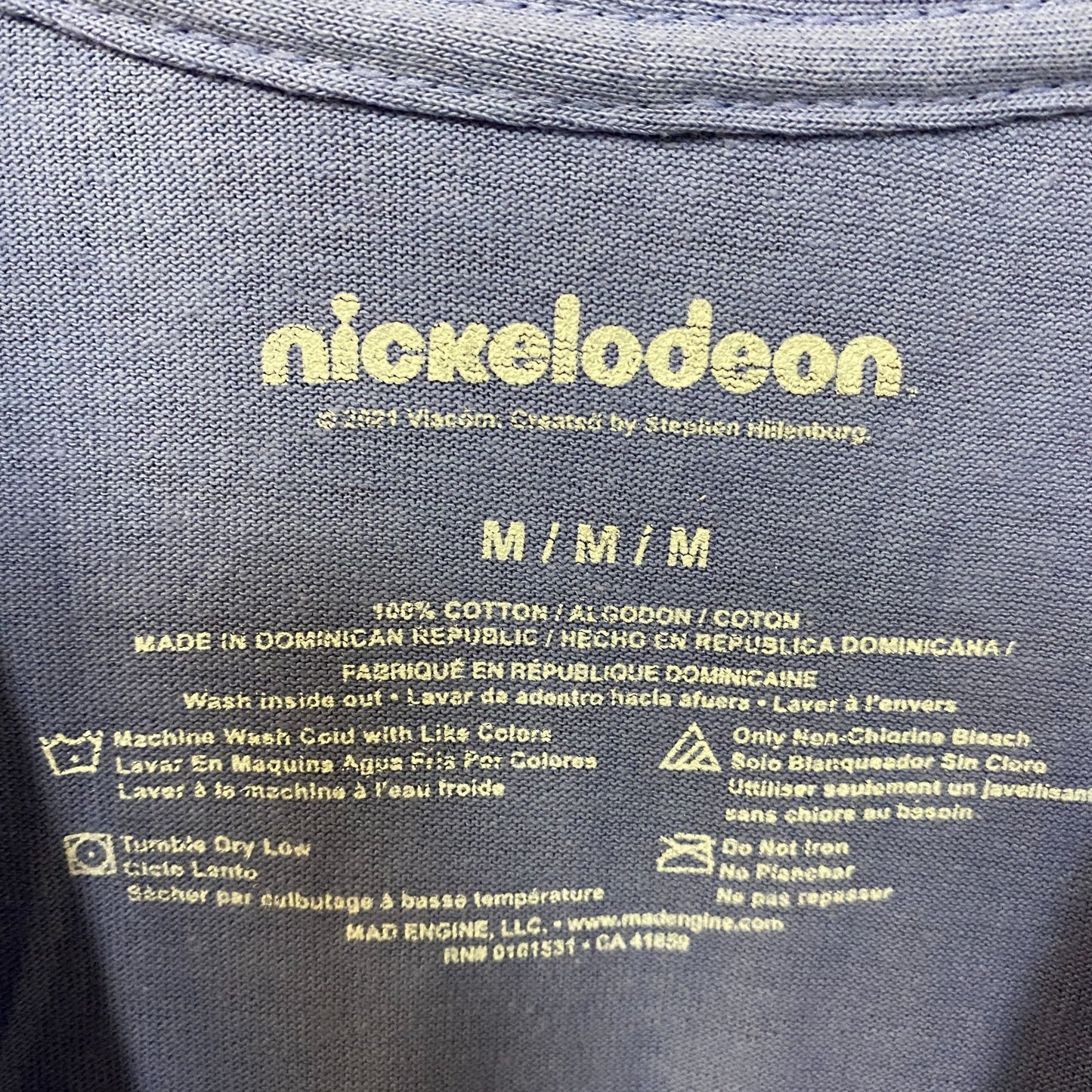 Nickelodeon SpongeBob SquarePants & Patrick Star Melt Down T-Shirt Medium