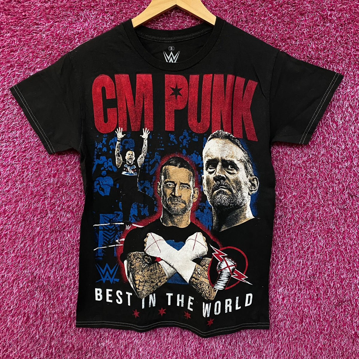 WWE CM Punk "Best in the World" Graphic T-Shirt Small