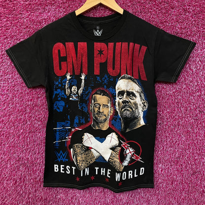 WWE CM Punk "Best in the World" Graphic T-Shirt Small