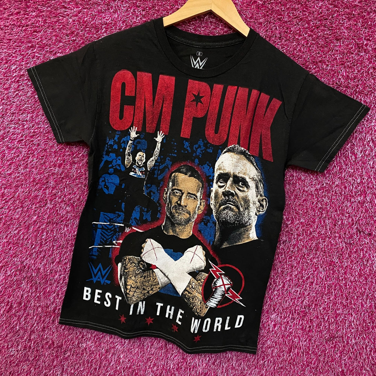 WWE CM Punk "Best in the World" Graphic T-Shirt Small