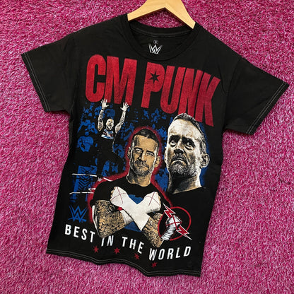 WWE CM Punk "Best in the World" Graphic T-Shirt Small