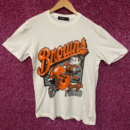 Junk Food Cleveland Browns Dawg Pound Retro Style T-Shirt Small