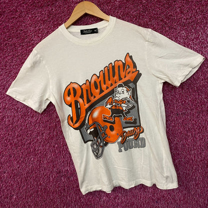 Junk Food Cleveland Browns Dawg Pound Retro Style T-Shirt Small