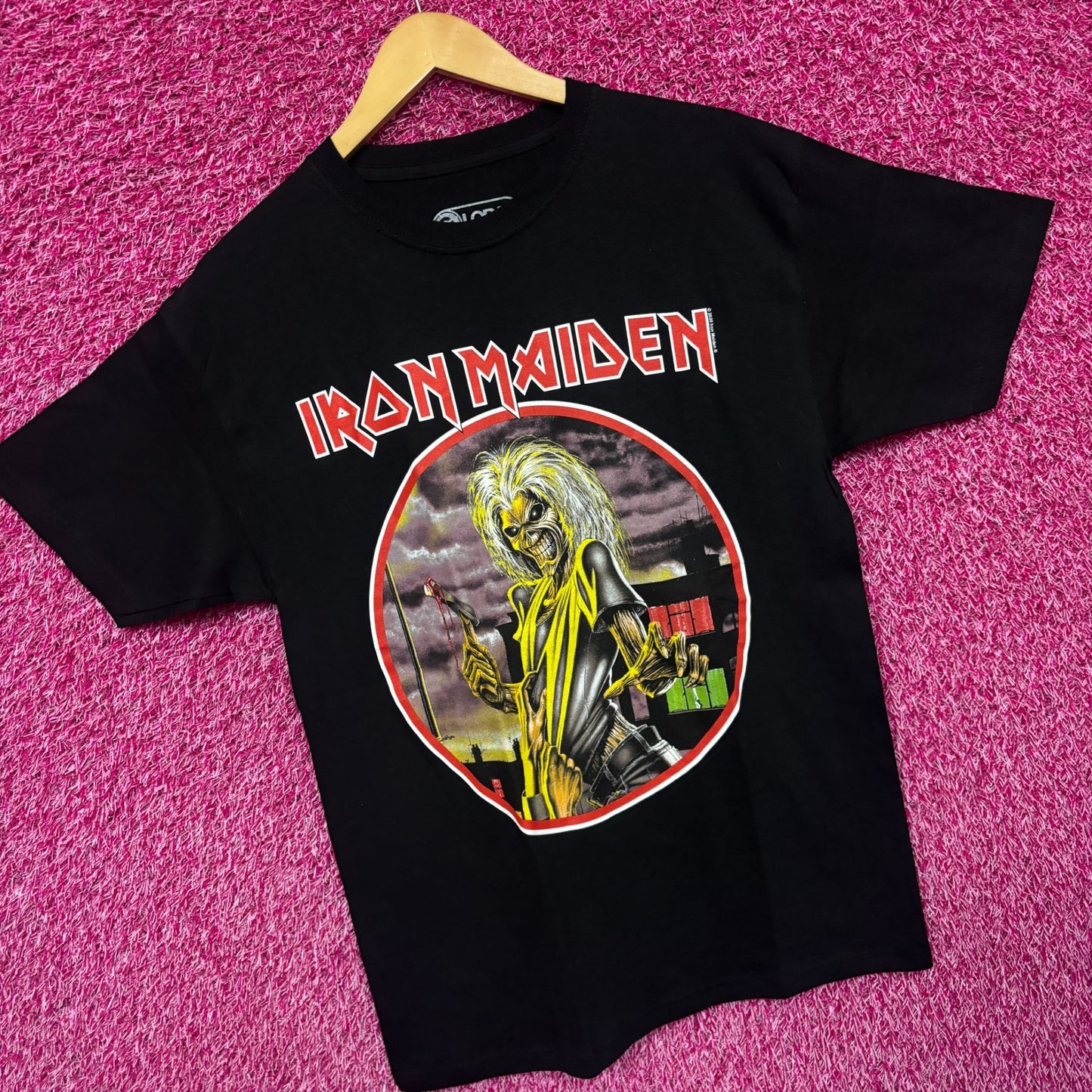 Iron Maiden Killers Album Cover Art Heavy Metal Tee M