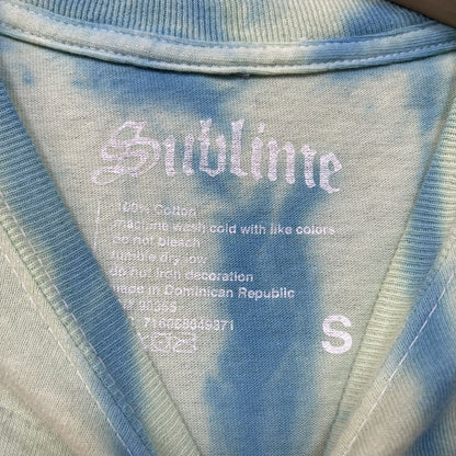 Sublime Swirl tiedye Sun Logo Rock Tee size small