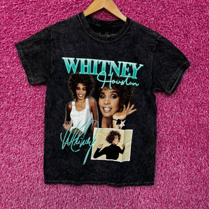 Whitney Houston Self-titled Album Art Collage R&B Pop Tee S