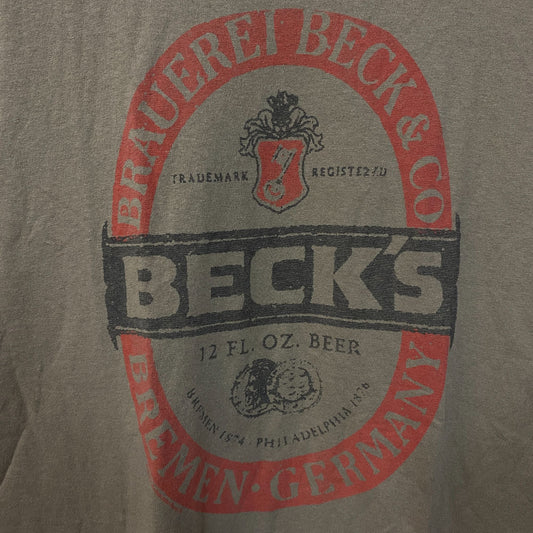 Junk Food Clothing Beck's Beer Graphic T-Shirt Large