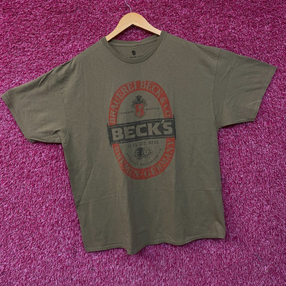 Junk Food Clothing Beck's Beer Graphic T-Shirt Large