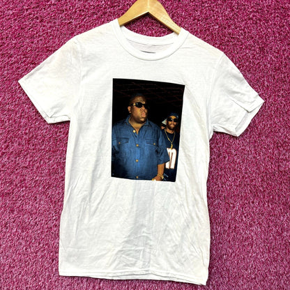 The Notorious BIG Bad Boy Club Poster Hip Hop Tee S