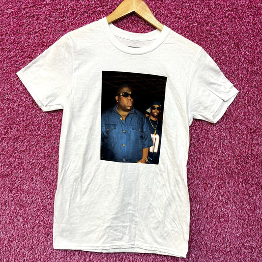 The Notorious BIG Bad Boy Club Poster Hip Hop Tee S